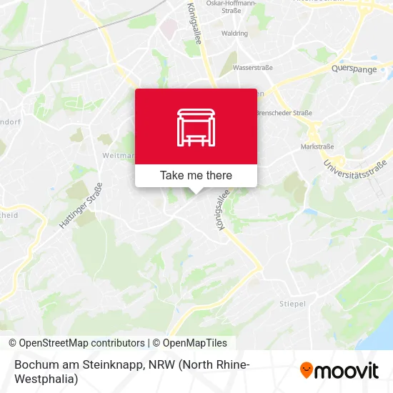 Карта Bochum am Steinknapp