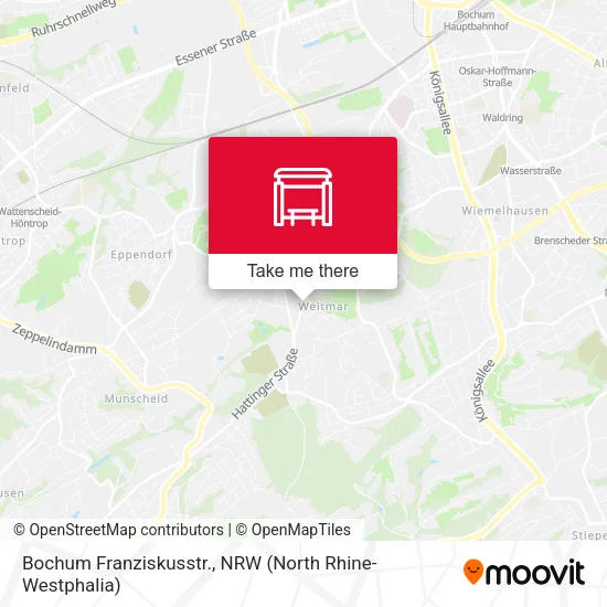 Карта Bochum Franziskusstr.