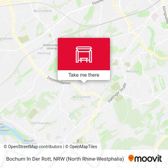 Карта Bochum In Der Rott