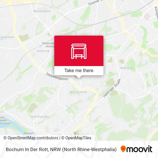 Карта Bochum In Der Rott