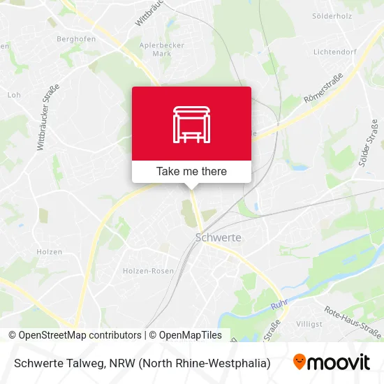 Карта Schwerte Talweg