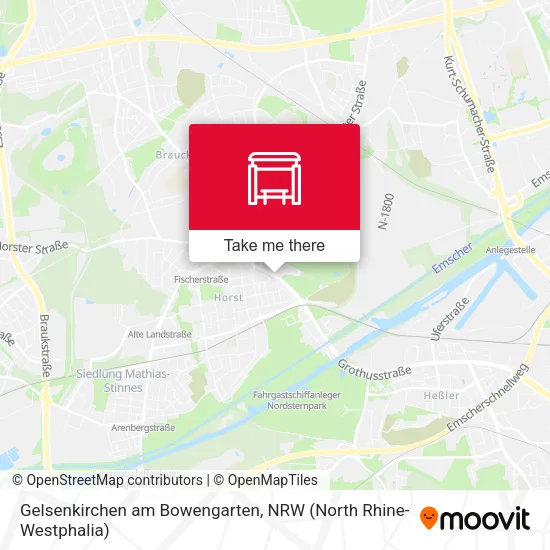 Карта Gelsenkirchen am Bowengarten