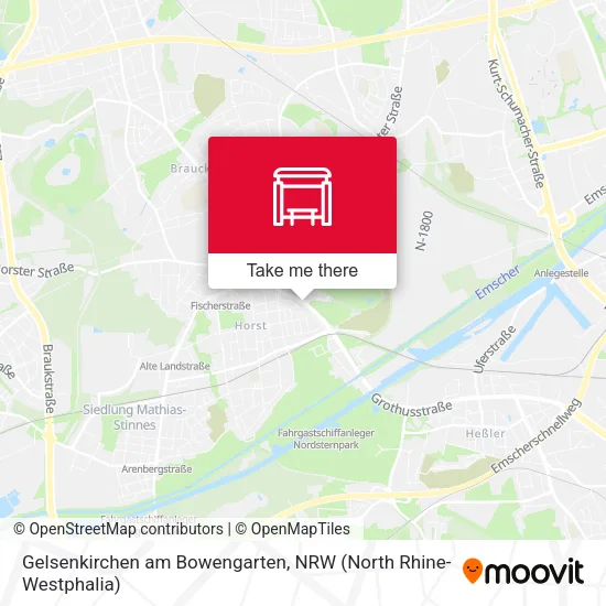 Карта Gelsenkirchen am Bowengarten