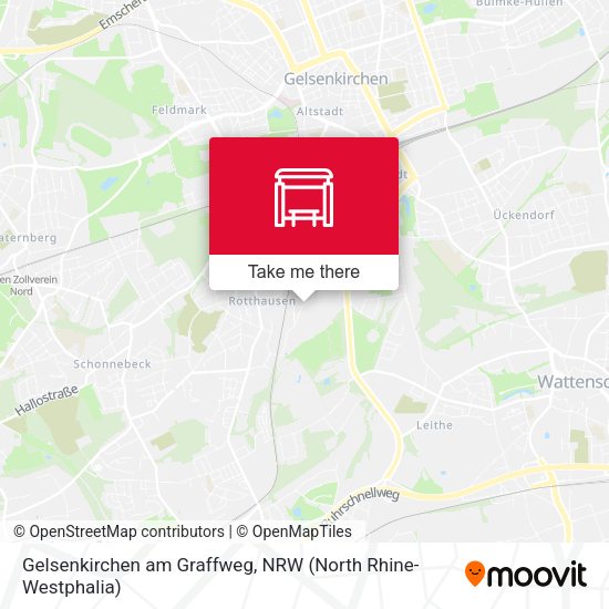 Gelsenkirchen am Graffweg map