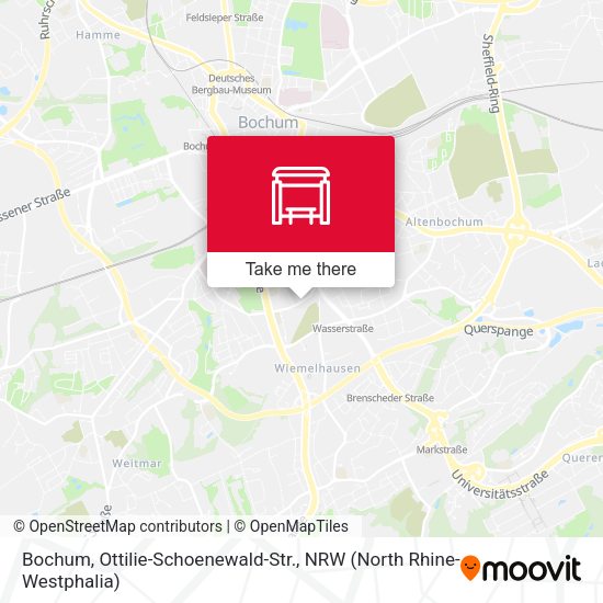 Bochum, Ottilie-Schoenewald-Str. map