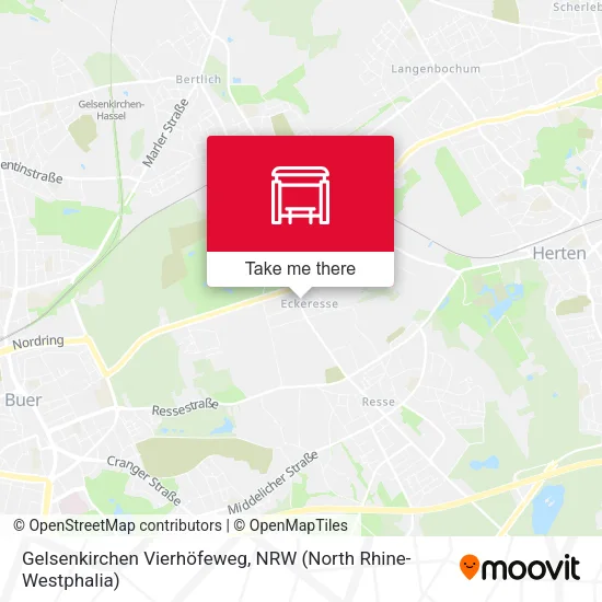 Карта Gelsenkirchen Vierhöfeweg