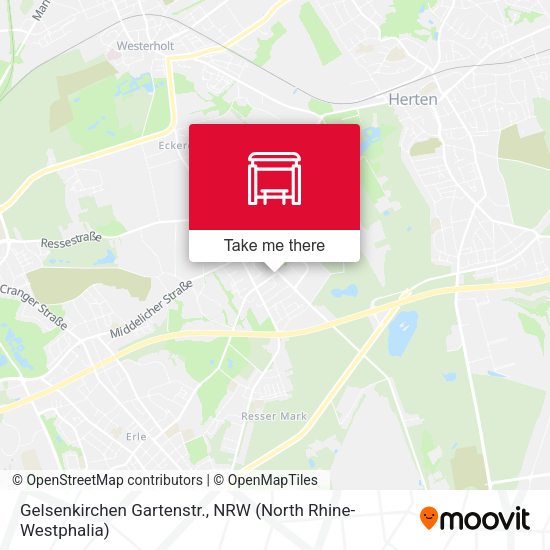 Карта Gelsenkirchen Gartenstr.