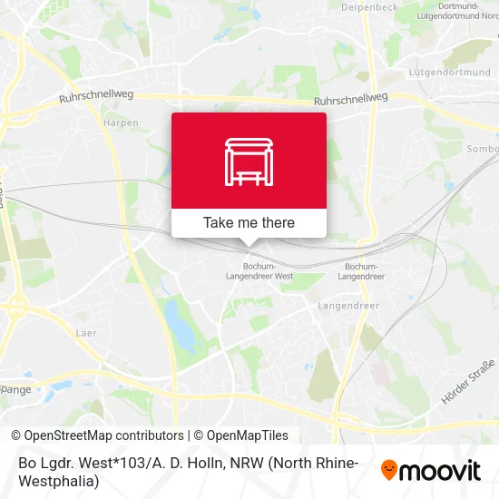 Карта Bo Lgdr. West*103/A. D. Holln