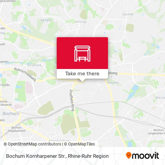Bochum Kornharpener Str. map