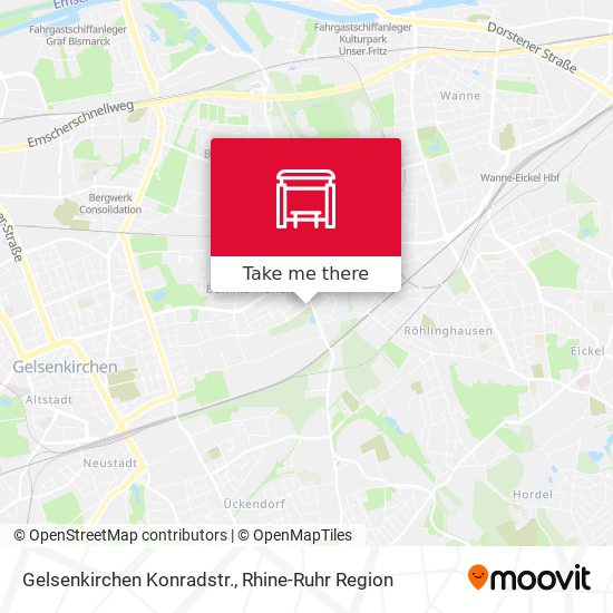 Gelsenkirchen Konradstr. map