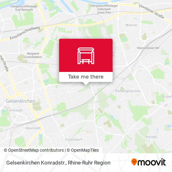 Gelsenkirchen Konradstr. map