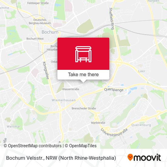 Карта Bochum Velsstr.