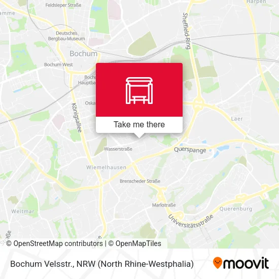 Карта Bochum Velsstr.