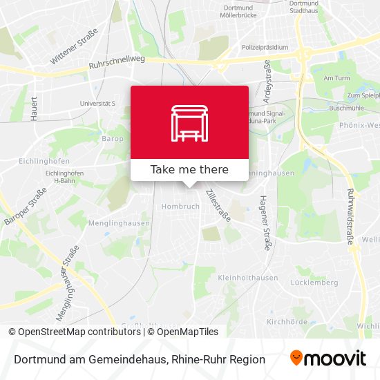 Dortmund am Gemeindehaus map