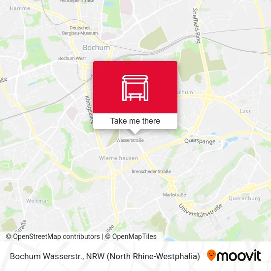 Карта Bochum Wasserstr.