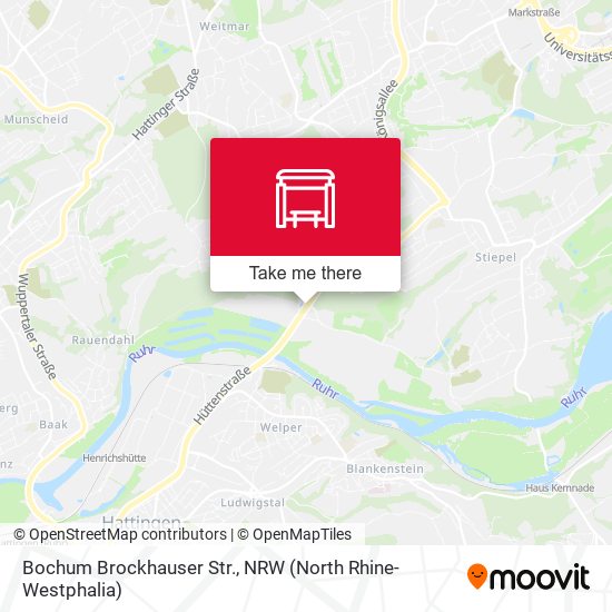Bochum Brockhauser Str. map