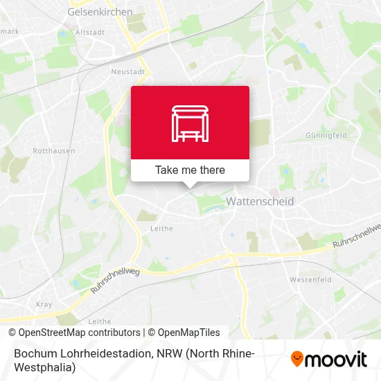 Bochum Lohrheidestadion map