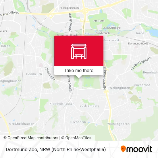 Карта Dortmund Zoo