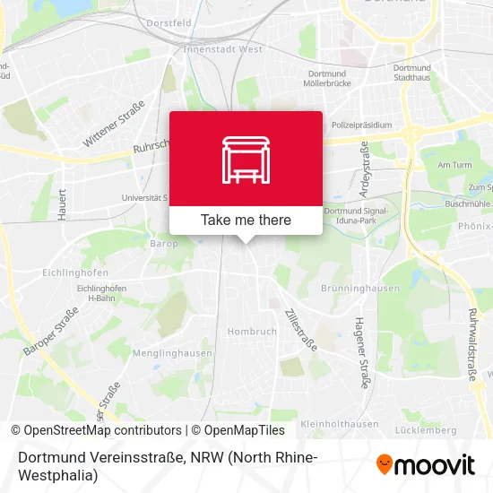 Карта Dortmund Vereinsstraße