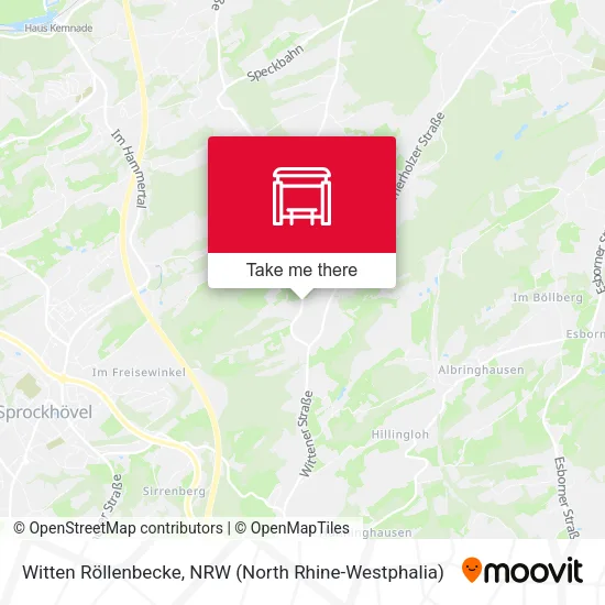 Карта Witten Röllenbecke