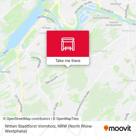 Карта Witten Stadtforst Vormholz