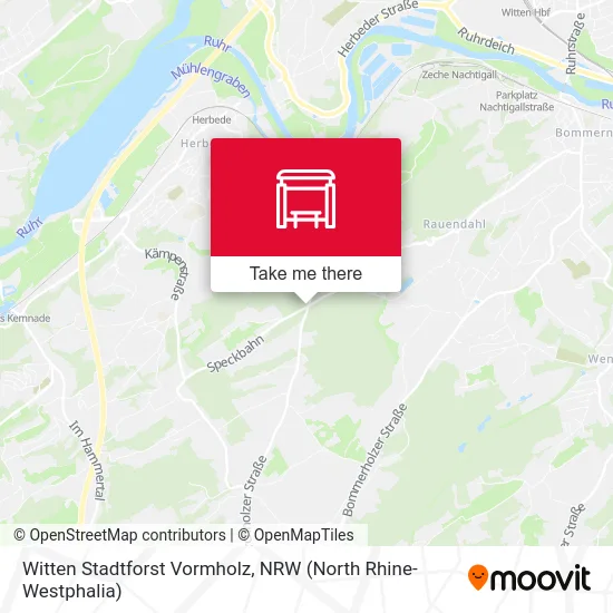 Карта Witten Stadtforst Vormholz