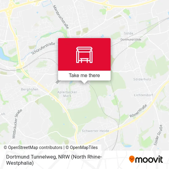 Карта Dortmund Tunnelweg