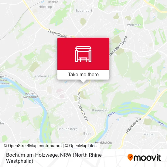 Bochum am Holzwege map