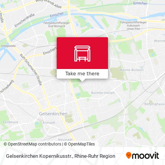 Gelsenkirchen Kopernikusstr. map