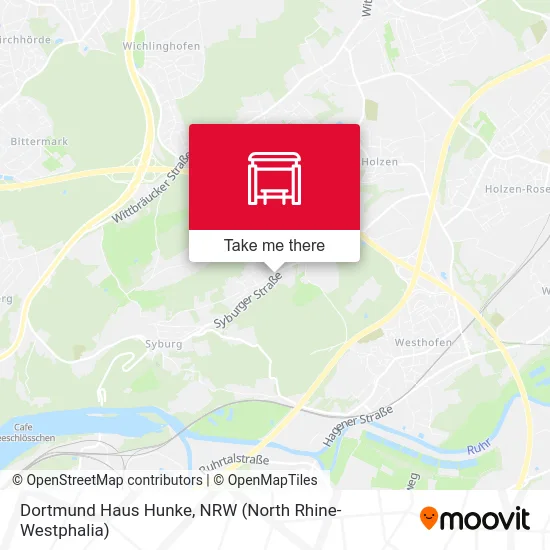 Карта Dortmund Haus Hunke