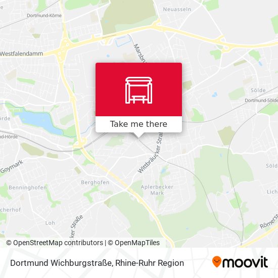 Dortmund Wichburgstraße map