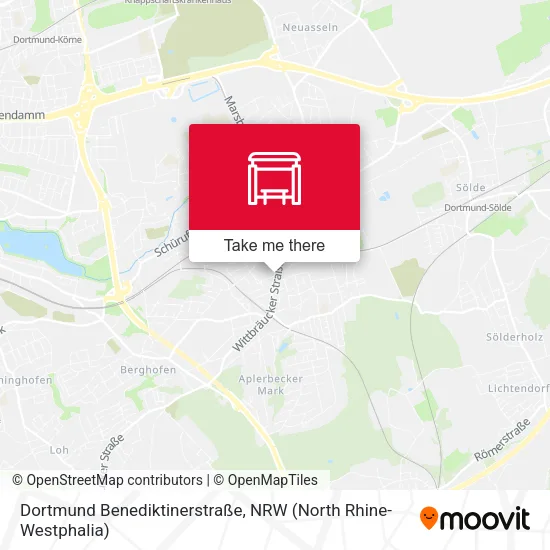 Карта Dortmund Benediktinerstraße
