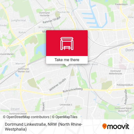 Dortmund Linkestraße map