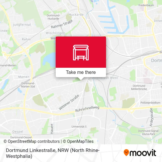 Dortmund Linkestraße map