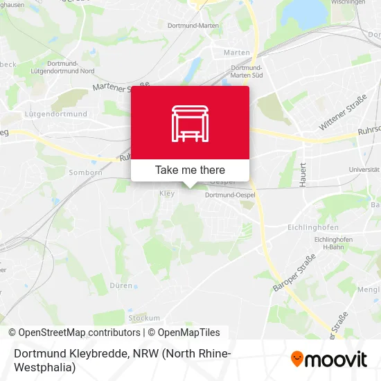 Dortmund Kleybredde map
