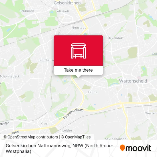 Gelsenkirchen Nattmannsweg map