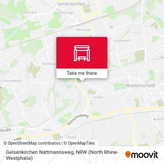 Gelsenkirchen Nattmannsweg map