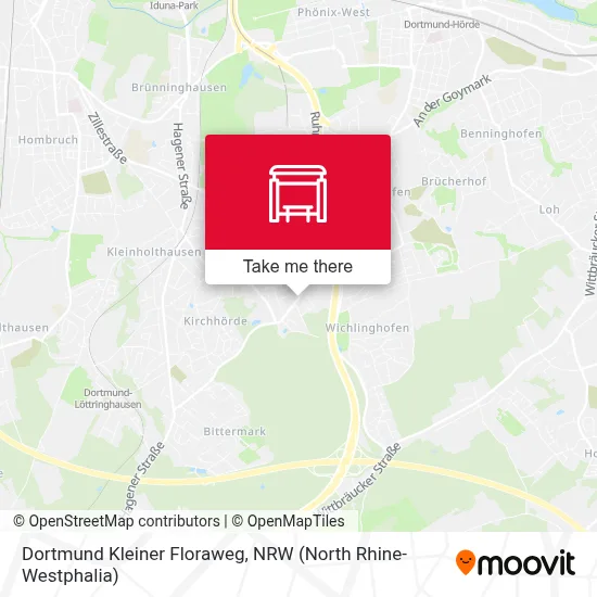 Dortmund Kleiner Floraweg map