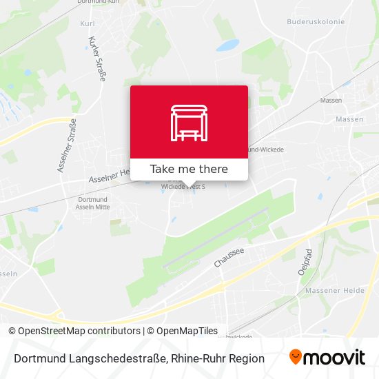 Dortmund Langschedestraße map