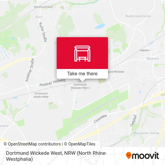Dortmund Wickede West map