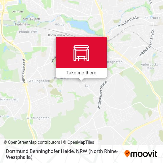 Dortmund Benninghofer Heide map