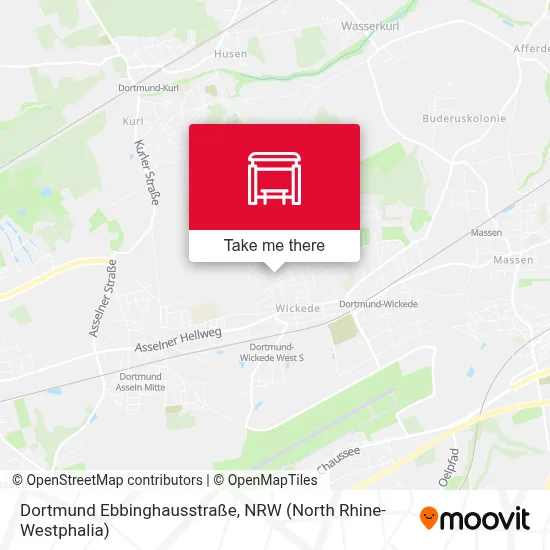 Dortmund Ebbinghausstraße map