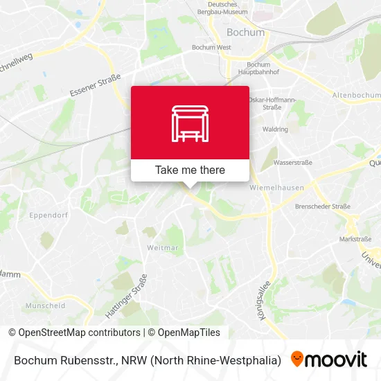 Карта Bochum Rubensstr.