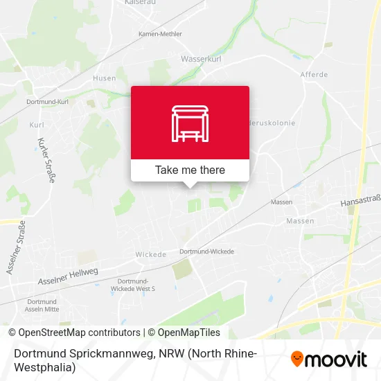 Карта Dortmund Sprickmannweg