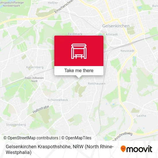 Карта Gelsenkirchen Kraspothshöhe