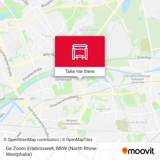 Карта Ge Zoom Erlebniswelt