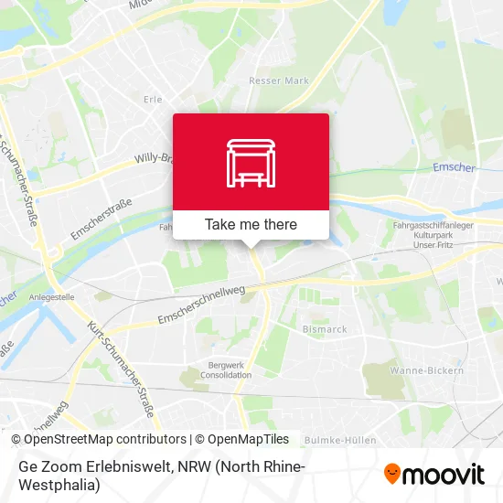 Карта Ge Zoom Erlebniswelt