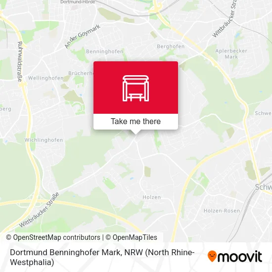 Карта Dortmund Benninghofer Mark