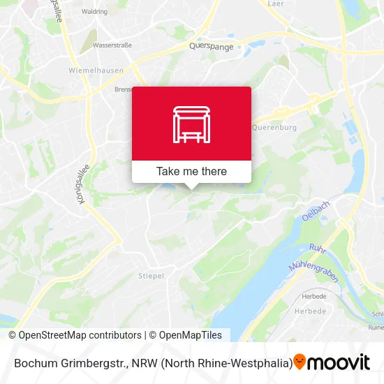 Карта Bochum Grimbergstr.