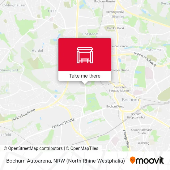 Карта Bochum Autoarena